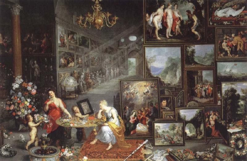 Jan Brueghel The Elder allegory of sight France oil painting art